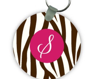ZEBRA keychainwith monogram