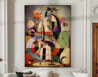 Surreal Abstract Art Print: Renaissance Dissonance (Digital Download)