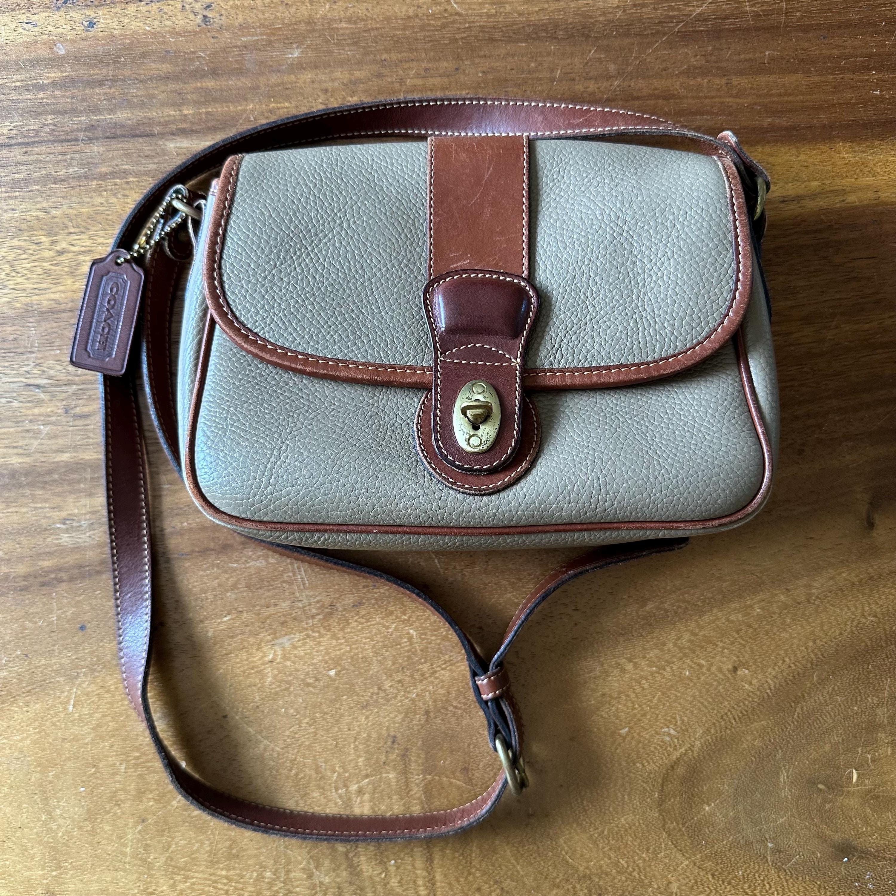 バッグ vintage coach old mini Boston sheridan Vintage 90s Coach Sheridan Crossbody Bag 4224 Made in USA