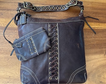 未使用級 希少品 黒 vintage coach old porch SUEDE RARE VINTAGE COACH (OLD COACH オールドコーチ) CLASSIC