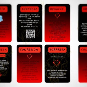 Desatémonos — Juego de cartas digital para parejas, preguntas para conectar, retos íntimos, imprimible, descargable PDF
