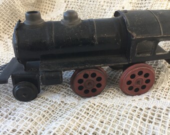 toy train in a tin