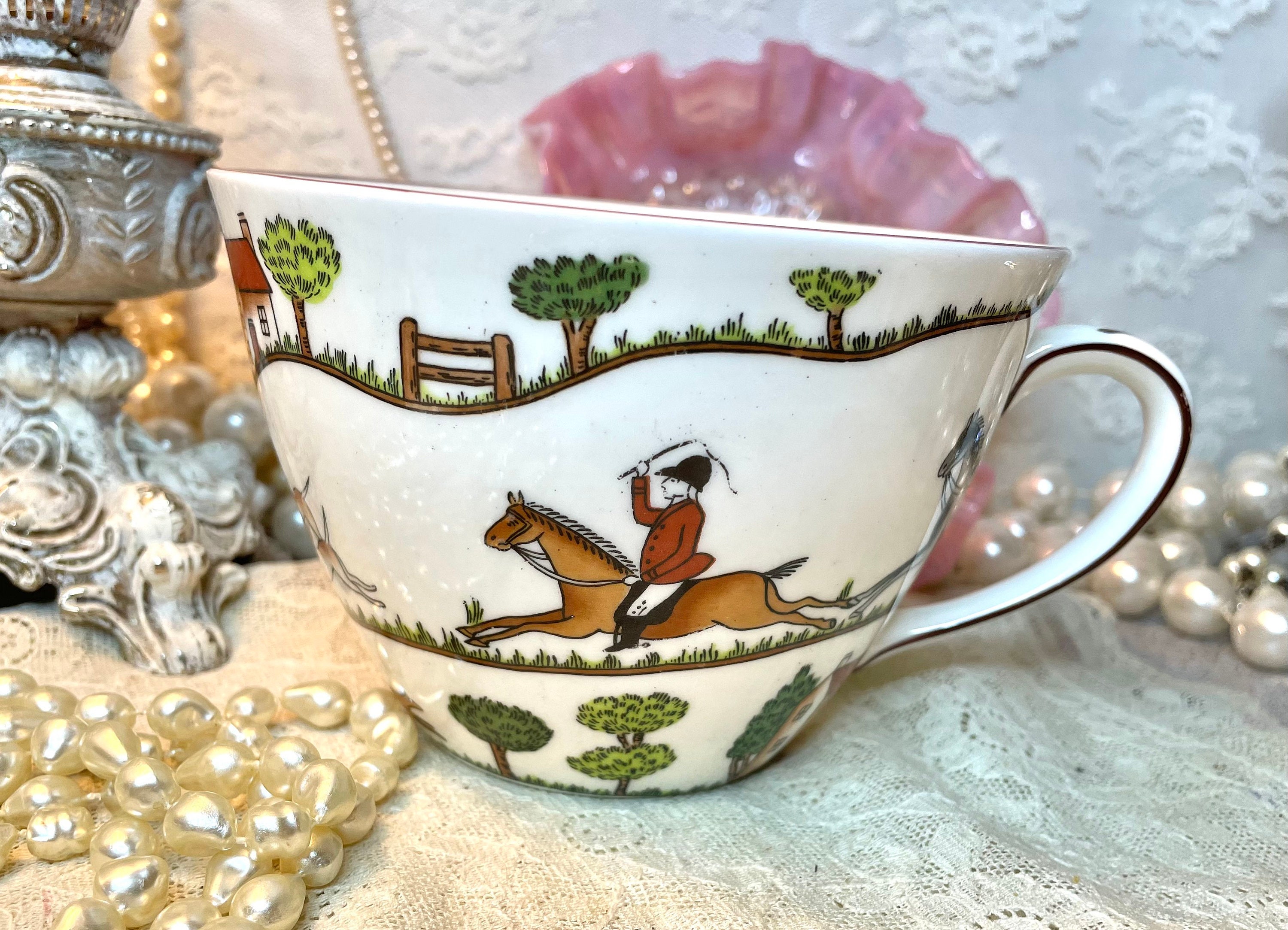 Staffordshire Hunting Scene - Etsy