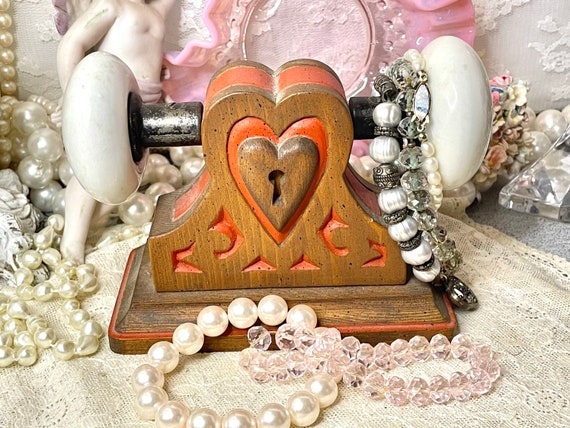 Antique Double Door knobs Repurposed Bracelets Ho… - image 1