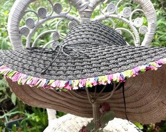 Ladies Vintage Hat, Oscar De La Renta, Designer Hat, Blue  display picture 1
