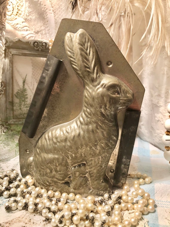 Home & Living Rabbit Chocolate mold Large Antique Rabbit Mold old