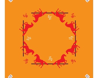 Year of the Horse 2026 Mah Jongg/Mahjong mat