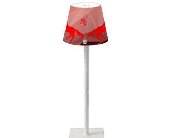 Year of the Horse LED Cordless Table Lamp for Mah Jongg/Mahjong