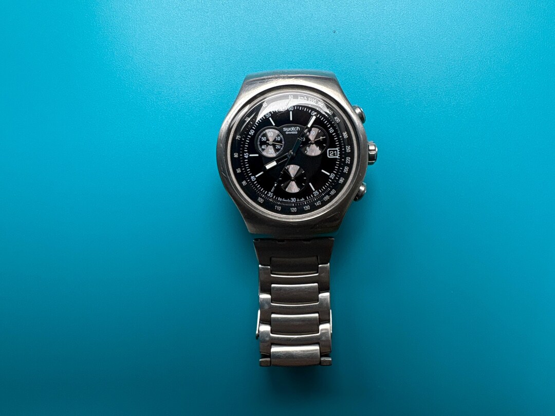 Swatch THE MOONSCOPE | Irony the Chrono (YOS400G) | 47mm - Etsy Canada