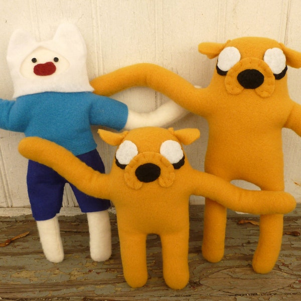 Finn and Jake Bendy Fleece Plushie