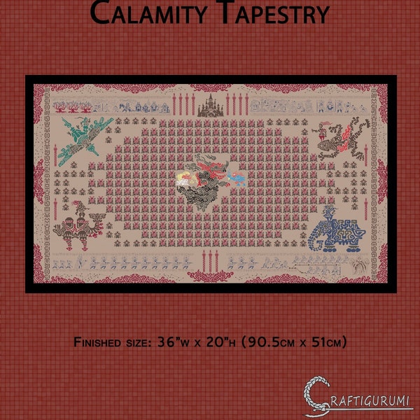 Modèle de tapisserie Calamity - PDF numérique