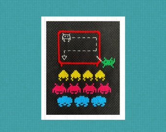 Invasion Plans - Cross Stitch Pattern