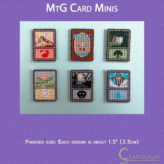 Mtg Card Minis - Cross Stitch Pattern - Etsy Mtg Card Minis - Cross Stitch Pattern - Etsy