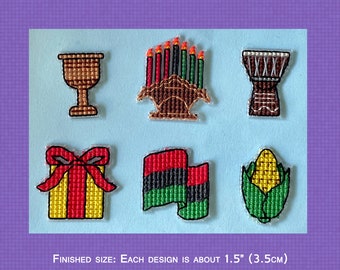 Kwanzaa Minis - Cross Stitch Pattern