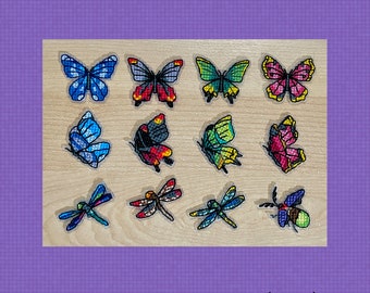 Zelda: BotW Butterflies & Bugs Minis - Cross Stitch Pattern