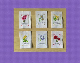 Garden Flowers Minis - Cross Stitch Pattern