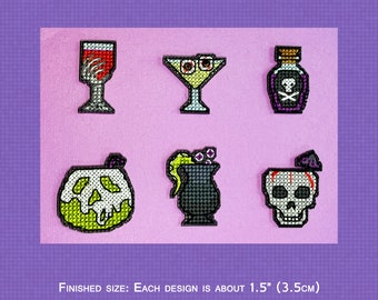 Creepy Concoctions Minis - Cross Stitch Pattern