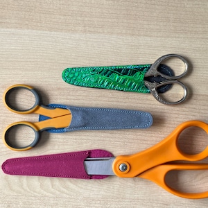 Faux Leather Scissor Sheath