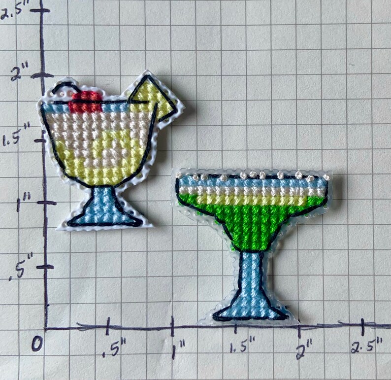 Mixed Drinks Minis Cross Stitch Pattern image 3