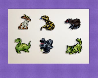 Cryptid Minis - Cross Stitch Pattern