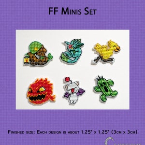 FF Minis - Cross Stitch Pattern