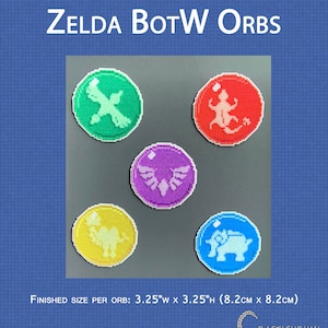 Zelda BotW Orb Bundle - Cross Stitch Pattern