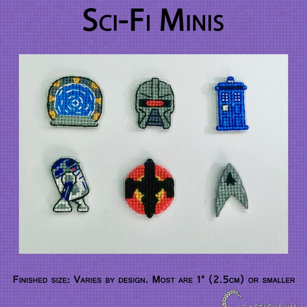 Sci-Fi Minis - Cross Stitch Pattern