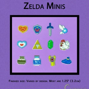 Zelda Minis - Cross Stitch Pattern