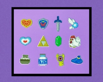 Zelda Minis - Cross Stitch Pattern