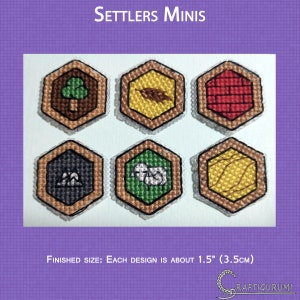 Settlers Minis - Cross Stitch Pattern