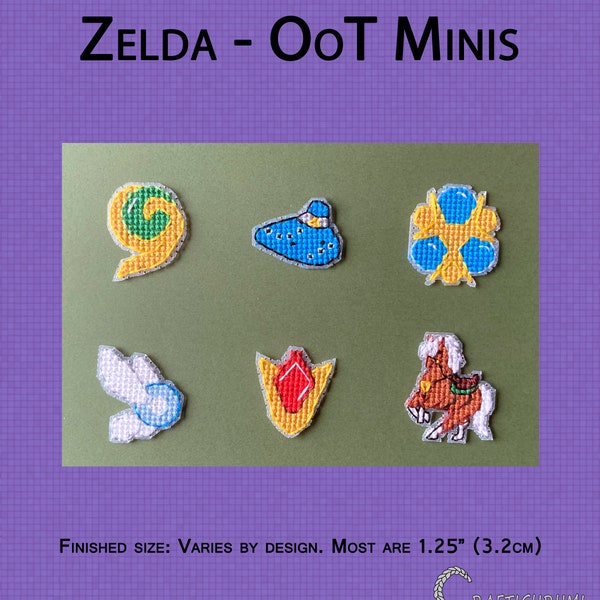 Zelda: OoT Minis - Cross Stitch Pattern