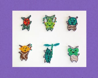 Zelda: Korok Minis - Cross Stitch Pattern