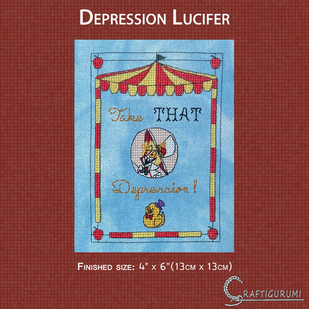 Depression Lucifer - Digital PDF Pattern - Etsy