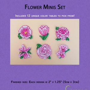 Flower Minis - Cross Stitch Pattern
