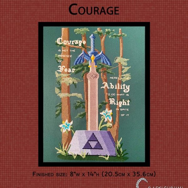 Courage - Cross Stitch Pattern