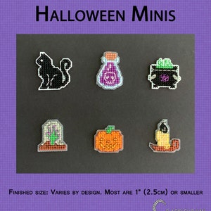 Halloween Minis - Kreuzstichmuster