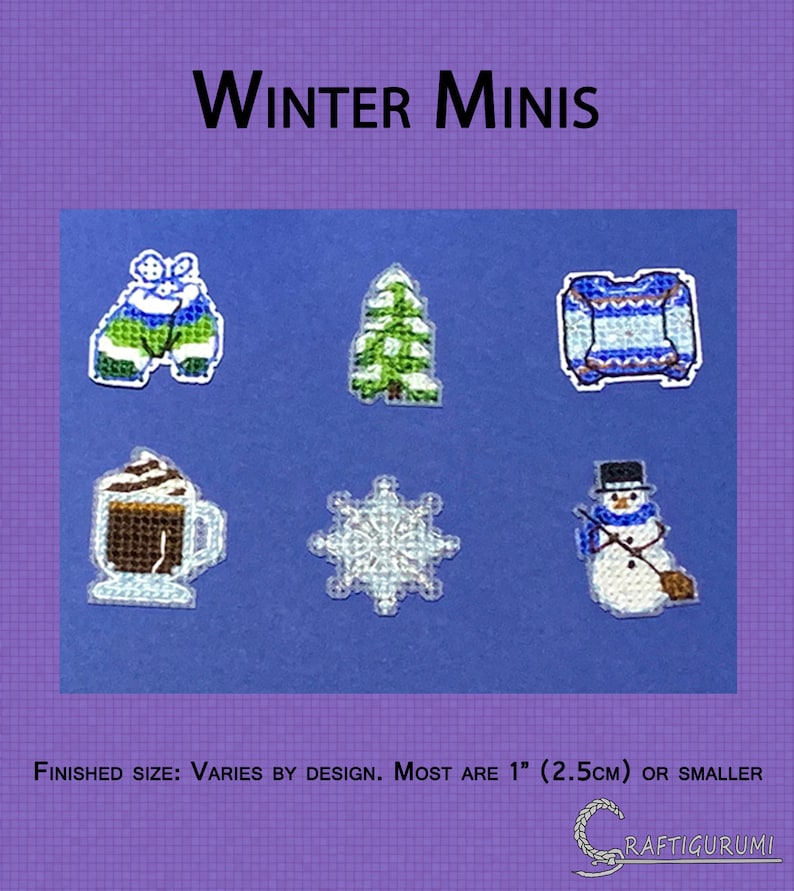 Winter Minis Cross Stitch Pattern