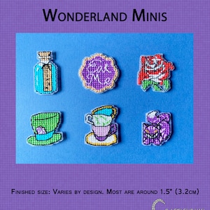 Wonderland Minis - Cross Stitch Pattern