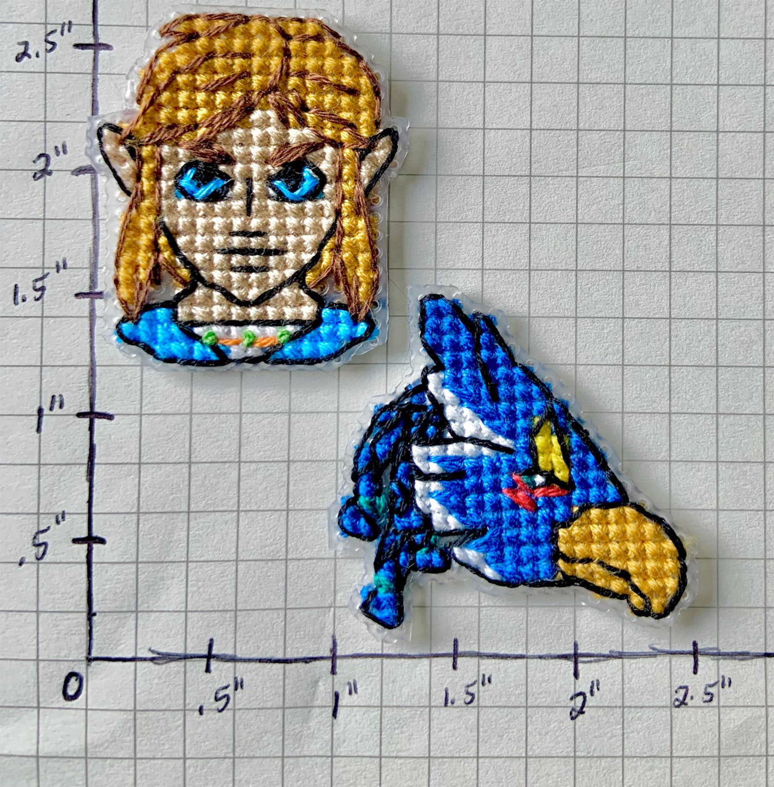 Botw Champions Minis Cross Stitch Pattern Etsy