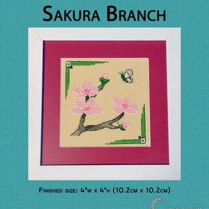 Sakura Branch - Cross Stitch Pattern
