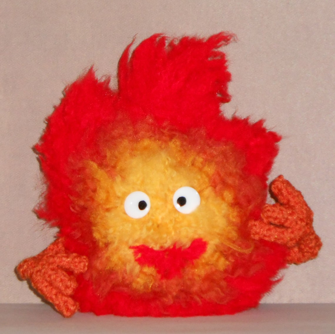 calcifer plush pattern