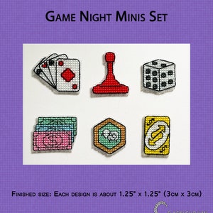 ゲームナイト - クロスステッチパターン