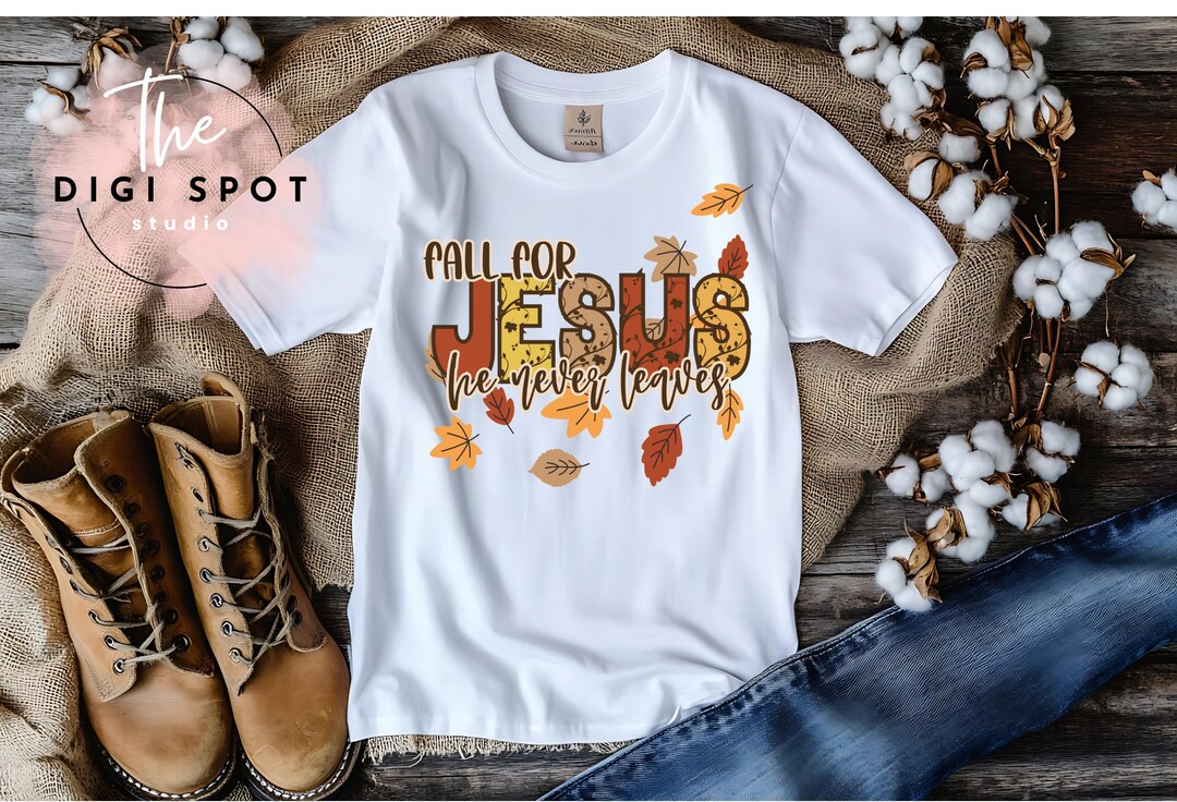 Fall for Jesus SVG: Christian Autumn Quote (digital Download) - Etsy