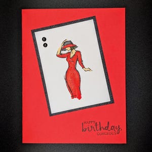 Cartão de aniversário estiloso – Cartão de felicitações carimbado à mão, Stampin' Up!