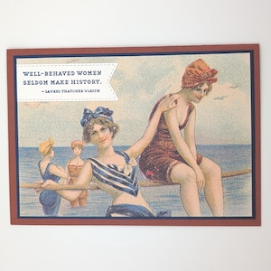 Tarjeta de amistad para mujeres bien portadas: tarjeta de felicitación estampada a mano, Stampin' Up!