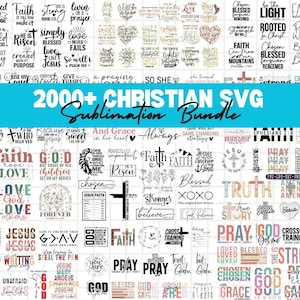 Christian Svg Mega Bundle, Scripture Bundle, Bible Verses Svg, Religious Svg Bundle, Jesus Svg, God Svg, Faith svg Bundle, Christian Svg file