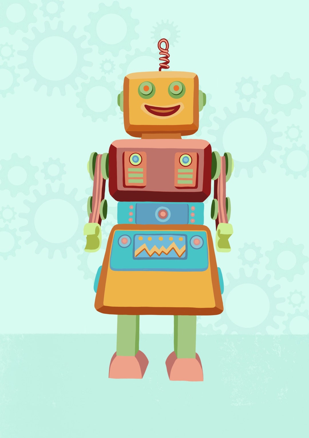 retro-robot-illustration-prints-colourful-retro-couple-gift-gay-lesbian