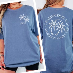 Personalized Family Beach Trip Shirt, Summer 2025 Shirt, Matching Family Name Tee, Family Vacation Shirt, Custom Beach Shirt, Cruise Tee