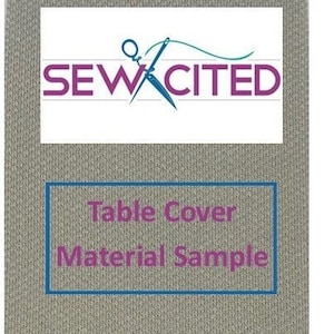 May include: A sample pack of fabrics for table covers, including a 1/4 inch foam pad, black felt, green velveteen, cardinal Reno suede, navy unsuited speed cloth, and bronze suited speed cloth.