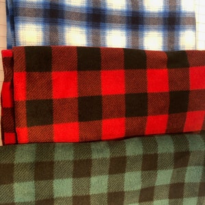 Buffalo Rutig Fleecefilt - Extra Stor